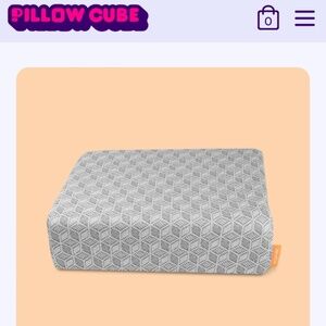 PILLOW CUBE 5” thick travel pillow
